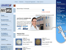 Tablet Screenshot of odontoparts.com.br